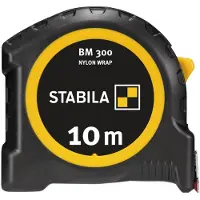 Stabila Taschenbandmass BM 300, 10 m, metrische 1000er-Skala
