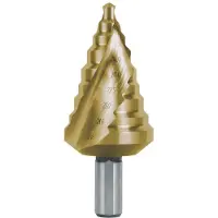 RUKO Stufenbohrer HSS TiN spiralgenutet mit Kreuzanschliff - 101096T