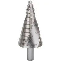 Bosch Stufenbohrer HSS, für Kabelverschraubungen, 6 - 37 mm, 10 mm, 93 mm, 12 Stufen