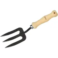 Ideal Handgabel 3 Zinken Buchenstiel 15,5 cm