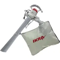 Ikra 3in1 Elektro Laubsauger & Laubbläser IEBV 3200| 3200 W | bis 300 km/h | Häckselfunktion 15:1 | 40 L Fangsack