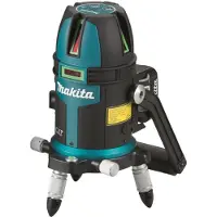 Makita SK312GDZ, 0,1 mm/m, Horizontal/Vertikal, Grün, Bezugspegel, Schwarz, Blau, IP54