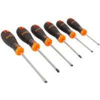 Bahco Set Mit 6 Fit-schraubendrehern Mit Gummigriff