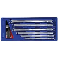 Ks Tools 518.0800, Chrom-Molybdän-Stahl, Silber, 10x11,12x14,13x15,16x18,17x19,22x24, 6 Stück(e)