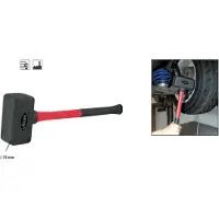 Vigor V2235, Mauerwerkhammer, Gummi, Rot, 49 cm, 2,5 kg