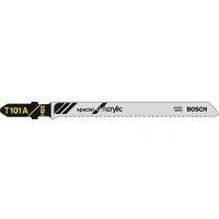 Bosch T 101 A Special Acrilic Jig Saw Blade 3 Units Silber