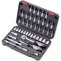 KRAFTWERK Steckschlüssel-Satz, 1/4", 42-tlg.