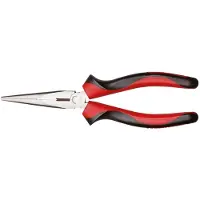 Gedore red R28502200 Flachrundzange gerade 200 mm 2K-Griff