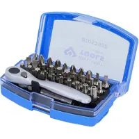 BRILLIANT TOOLS Bit-Satz mit Bit-Umschaltratsche 32-teilig