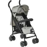 Moni Kinderwagen, Buggy Jerry, Sonnendach, schwenkbare Vorderräder, EVA-Räder schwarz hellgrün