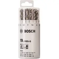 Bosch METALBORSÆT HSS-G 1-10MM 19 STK