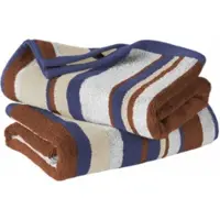 De Witte Lietaer Handtuch Ophélia Caramel Blues (Set von 2 Stück)