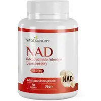 VitaSanum NAD (Nicotinamid-Adenin-Dinukleotid) – 1000 mg Tagesportion 60 St Kapseln