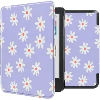 IMoshion Design Slim Hard Case Klapphülle für das Kobo Clara Colour / BW - Flowers Distance