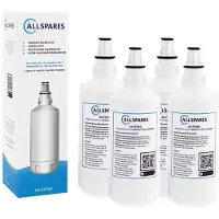 Allspares Wasserfilter (4x) für Kühlschrank geeignet für Liebherr 7440002