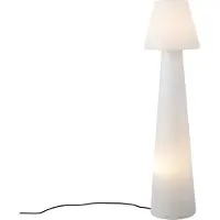 QAZQA Design Außenstehleuchte Weiß IP44 Katrijn