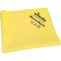 Bielenda Professional Mikrofiberklud Vileda MicronQuick, 40 x 38 cm, gul, pakke a 5 stk.