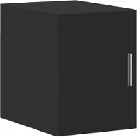 vidaXL Wandschrank Schwarz 30x42,5x40 cm Holzwerkstoff