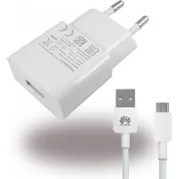 Huawei - HW-050100E01 - Charger / Adapter + Micro USB Cable 1000mA White BULK