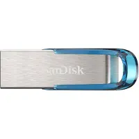 SanDisk Ultra Flair - USB-Flash-Laufwerk - 64 GB - USB 3.0 - Blau