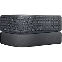 Logitech ERGO K860, Volle Größe (100%), Kabellos, RF Wireless + Bluetooth, QWERTZ, Graphit