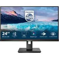 Philips S Line 242S1AE/00, 60,5 cm (23.8"), 1920 x 1080 Pixel, Full HD, LED, 4 ms, Schwarz