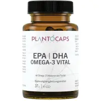 PlantoCAPS Epa|Dha Omega-3 PUR Vital 60 St Kapseln