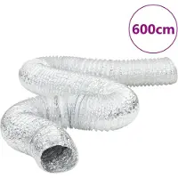 vidaXL Lüftungsschlauch Aluminium 6 m Ø15 cm