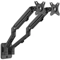 Gembird MA-WA2-01, Schrauben, 14 kg, 43,2 cm (17"), 68,6 cm (27"), 100 x 100 mm, Schwarz