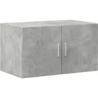 vidaXL Wandschrank Betongrau 70x42,5x40 cm Holzwerkstoff