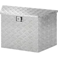 Pricenet Anhänger-Werkzeugkasten Aluminium für Deichselmontage 830/540 x 360 x H490 mm