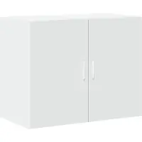 vidaXL Wandschrank Weiß 80x42,5x64 cm Holzwerkstoff