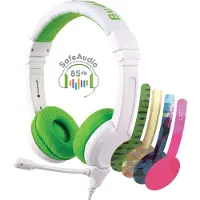 BuddyPhone Kopfhörer für Kinder| Homeschooling| Grün