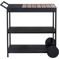 Wenko Servierwagen Miro Black Outdoor Kitchen