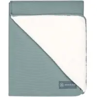 Emma & noah Babydecke Essential Winter 75x95 cm, gruen