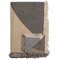 Bloomingville Blooming Ville Tasha Plaid | Natur | Recycelte Baumwolle | 82059371