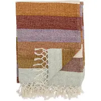 Bloomingville Blooming Ville Lucilla Plaid | Lila | Baumwolle | 82066061