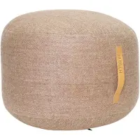 Hubsch – Mochi Pouf – Ø50 cm – Braun