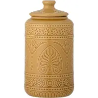 Bloomingville Blooming Ville Rani Topf Mit Deckel | Gelb | Steinzeug | 82054995