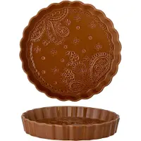 Bloomingville Blooming Ville Rani Serviert Eller | Braun | Steinzeug | 82053007