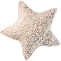 WigiWama Star Kissen, Biscuit