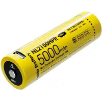 Nitecore NL2150HPR 21700 Li-Ion Akku 3,6V 5000mAh mit 15A und USB (+)