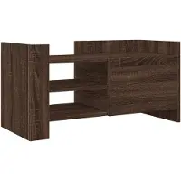 vidaXL TV-Schrank Braun Eichen-Optik 80x35x40 cm Holzwerkstoff