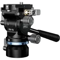 Sirui KV-10 Mini Fluid-Videoneigekopf mit Arca Swiss Quick Release und Nivelierbasis