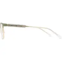 DKNY DK3008 Unisex-Brille inkl. Gläser Vollrand Quadratisch Metall-Gestell 53/16/140, grün