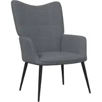 vidaXL Relaxsessel Dunkelgrau Stoff