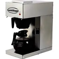 CombiSteel Kaffeemaschine mit 1 Glaskanne 1,8 Liter und 1,8Liter/5min