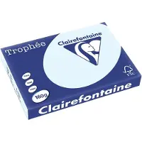 Clairefontaine Multifunktionspapier, DIN A3, 160 g/qm, hellblau