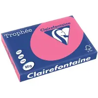 Clairefontaine Fuchsia A3 Farbiges Papier 80 g/m² (500 Blatt)