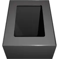 Vepa Bins Deckel für modulares Abfalltrennsystem 60 L, pulverbeschichteter Stahl, B 255 x T 330 x H 20 mm, dunkelgrau